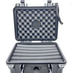 Gurkha Punisher - Skull and Flag - 15 Cigar Travel Humidor - Black