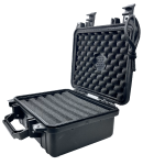 Gurkha Punisher - Skull and Flag - 15 Cigar Travel Humidor - Black