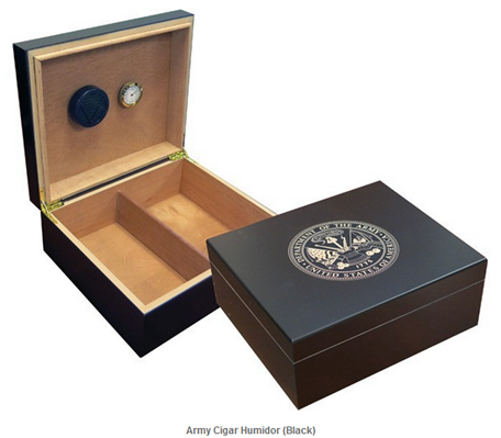US Army Cigar Humidor (Black)