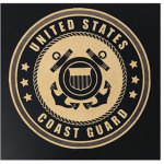 US Coast Guard Cigar Humidor (Black)
